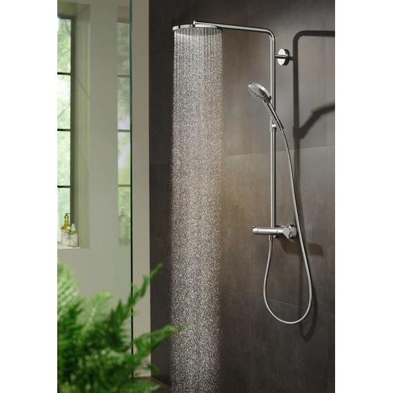 Душевая стойка с термостатом Hansgrohe Raindance Select S Showerpipe 240 1jet 27633000 - 3 Душевая стойка с термостатом Hansgrohe Raindance Select S Showerpipe 240 1jet 27633000 фото 3