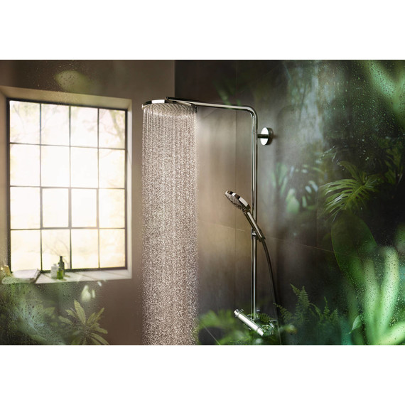 Душевая стойка с термостатом Hansgrohe Raindance Select S Showerpipe 240 1jet 27633000 - 4 Душевая стойка с термостатом Hansgrohe Raindance Select S Showerpipe 240 1jet 27633000 фото 4