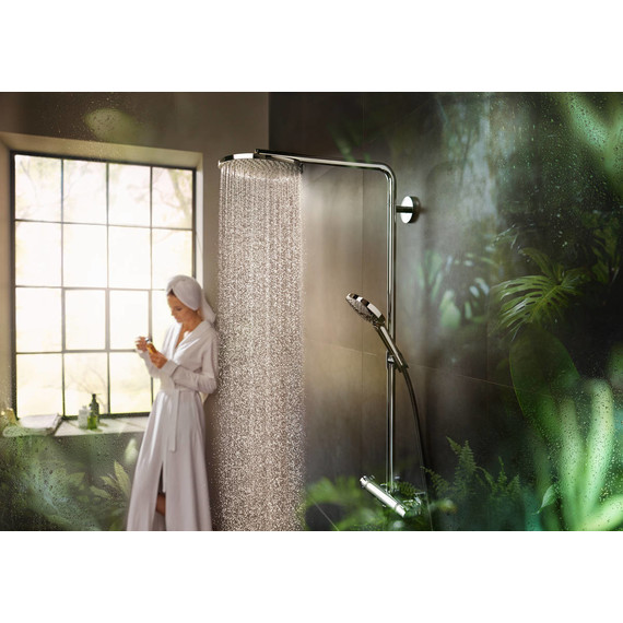 Душевая стойка с термостатом Hansgrohe Raindance Select S Showerpipe 240 1jet 27633000 - 8 Душевая стойка с термостатом Hansgrohe Raindance Select S Showerpipe 240 1jet 27633000 фото 8