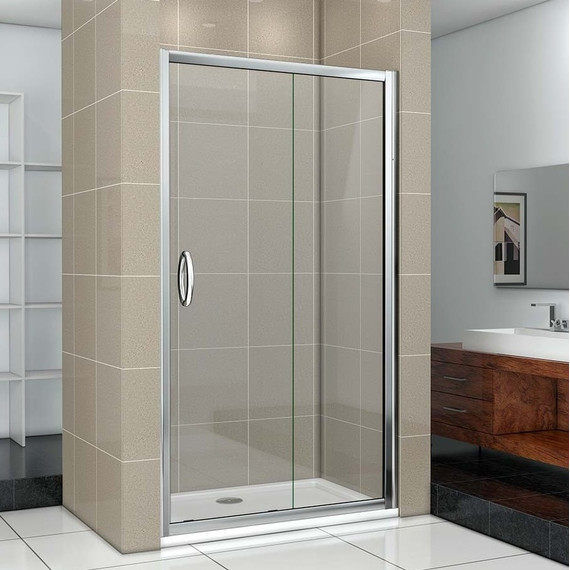 Душевая дверь Bas Infinity WTW-130-C-CH 130 см хром/прозрачное фото 