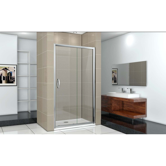 Душевая дверь Bas Infinity WTW-120-G-CH 120 см хром/матовое - 4 Душевая дверь Bas Infinity WTW-120-G-CH 120 см хром/матовое фото 4