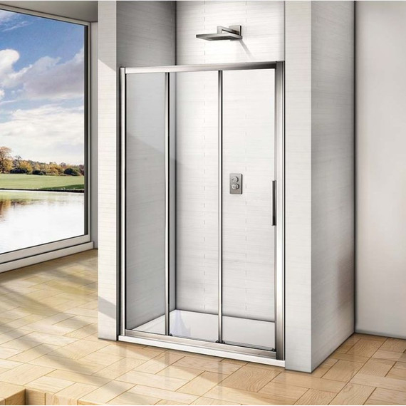 Душевая дверь Bas Orion WTW-100-C-CH 100 см хром/прозрачное фото 