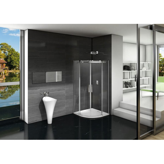 Душевое ограждение Bas Galaxy R-TD-90-C-CH, хром/прозрачное - 2 Душевое ограждение Bas Galaxy R-TD-90-C-CH, хром/прозрачное фото 2