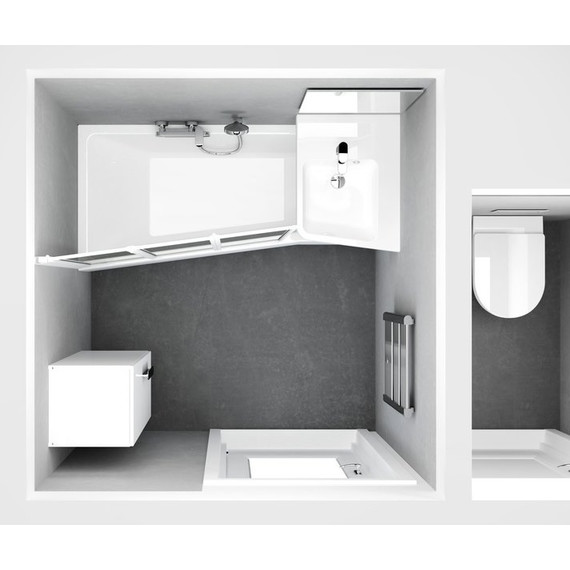 Ванна акриловая Ravak BeHappy II 150x75 см C991000000 R фото 7