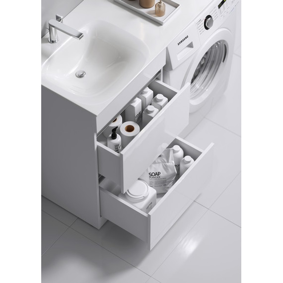 Тумба напольная с раковиной-столешницей Aqwella Forma 115 см FOR01052 L, 2 ящика - 6 Тумба напольная с раковиной-столешницей Aqwella Forma 115 см FOR01052 L, 2 ящика фото 6