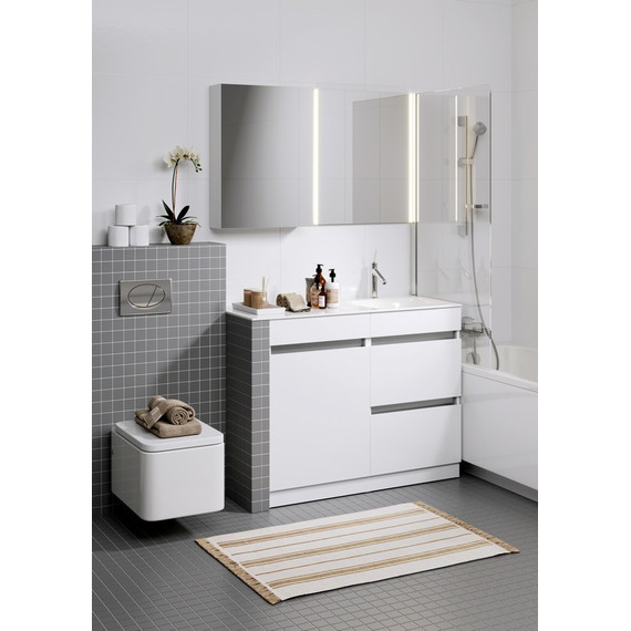 Тумба напольная с раковиной-столешницей Aqwella Forma 115 см FOR01052 L, 2 ящика - 8 Тумба напольная с раковиной-столешницей Aqwella Forma 115 см FOR01052 L, 2 ящика фото 8