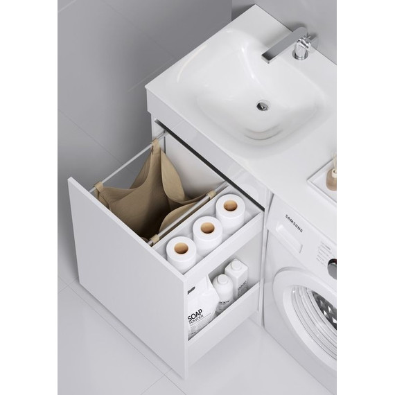 Тумба напольная с раковиной-столешницей Aqwella Forma 115 см FOR0105KL, б/к фото 6