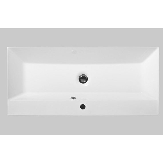 Тумба подвесная с раковиной BelBagno VITTORIA-1000-2C-SO-BL 100 см, белый фото 6