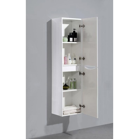 Пенал подвесной BelBagno ANCONA-N-1500-2A-SC-BL-L 40 см, левый, белый - 3 Пенал подвесной BelBagno ANCONA-N-1500-2A-SC-BL-L 40 см, левый, белый фото 3