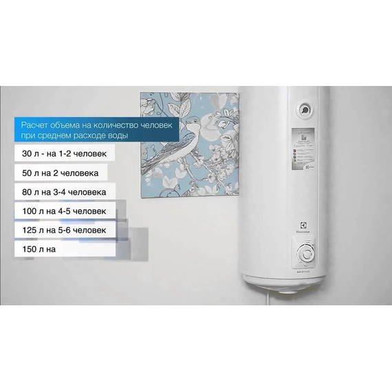 Водонагреватель электрический Electrolux EWH 100 AXIOmatic (на 100 л.) - 10 Водонагреватель электрический Electrolux EWH 100 AXIOmatic (на 100 л.) фото 10