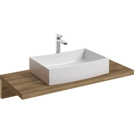 Столешница Ravak Formy L 80 см X000000836, тёмный орех фото 4