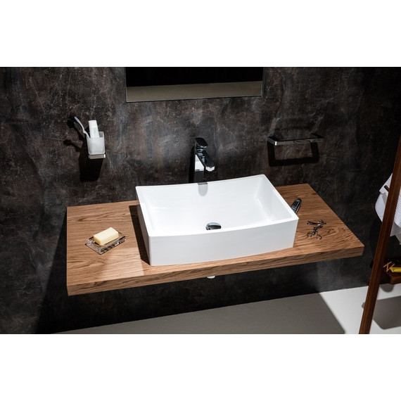 Столешница Ravak Formy L 100 см X000000837, тёмный орех фото 5