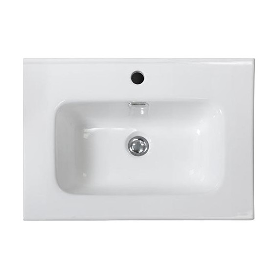 Тумба подвесная с раковиной BelBagno ETNA-700-2C-SO-RG-P 70 см, Rovere Grigio, Цвет фасада: Rovere Grigio фото 4