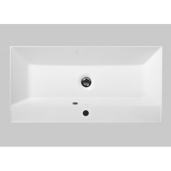 Тумба подвесная с раковиной BelBagno AURORA-900-2C-SO-BL 90 см, Bianco Lucido, Цвет фасада: Bianco Lucido фото 8