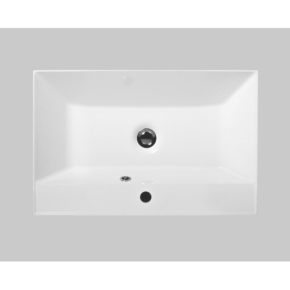 Тумба подвесная с раковиной BelBagno AURORA-600-2C-SO-RT 60 см, Rovere Tabacco, Цвет фасада: Rovere Tabacco фото 7