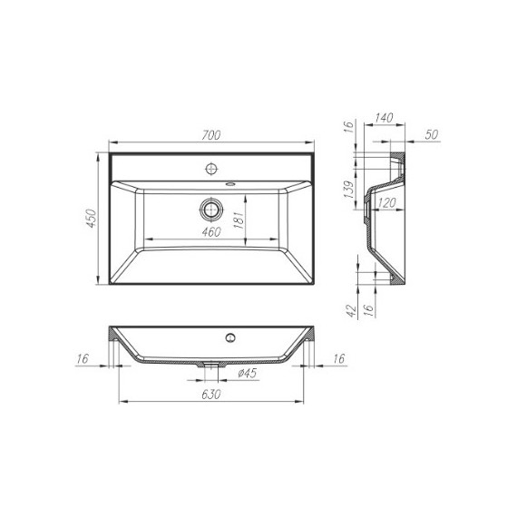 Тумба подвесная с раковиной BelBagno AURORA-700-2C-SO-RNN 70 см, Rovere Nebrasca Nature, Цвет фасада: Rovere Nebrasca Nature - 8 Тумба подвесная с раковиной BelBagno AURORA-700-2C-SO-RNN 70 см, Rovere Nebrasca Nature, Цвет фасада: Rovere Nebrasca Nature фото 8
