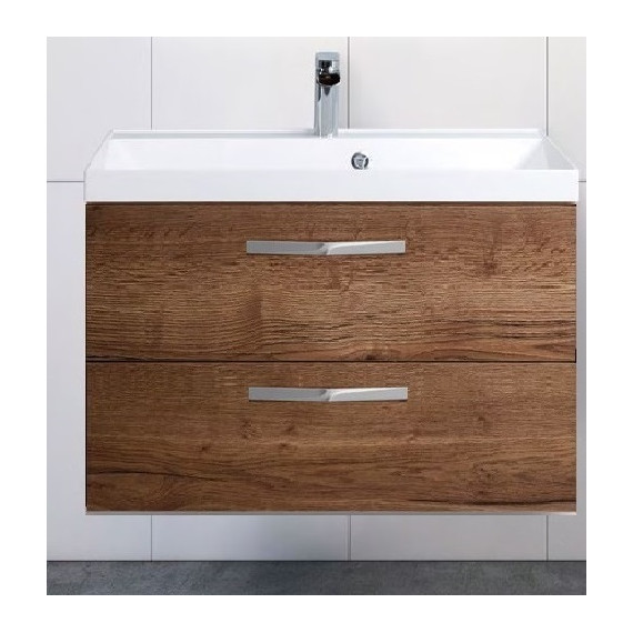 Тумба подвесная с раковиной BelBagno AURORA-700-2C-SO-RT 70 см, Rovere Tabacco, Цвет фасада: Rovere Tabacco - 5 Тумба подвесная с раковиной BelBagno AURORA-700-2C-SO-RT 70 см, Rovere Tabacco, Цвет фасада: Rovere Tabacco фото 5