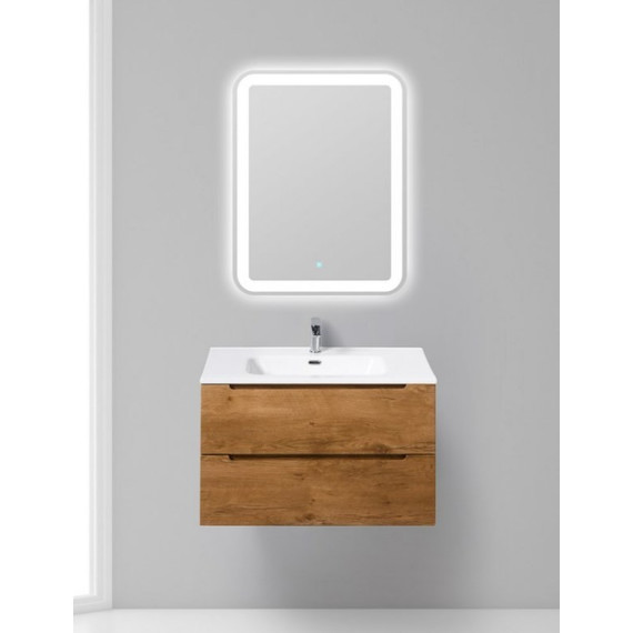 Тумба подвесная с раковиной BelBagno ETNA-800-2C-SO-RN-P 80 см, Rovere Nature, Цвет фасада: Rovere Nature - 2 Тумба подвесная с раковиной BelBagno ETNA-800-2C-SO-RN-P 80 см, Rovere Nature, Цвет фасада: Rovere Nature фото 2