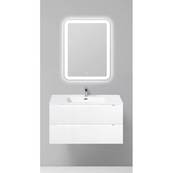 Тумба подвесная с раковиной BelBagno ETNA-900-2C-SO-BO-P 90 см, Bianco Opaco, Цвет фасада: Bianco Opaco - 2 Тумба подвесная с раковиной BelBagno ETNA-900-2C-SO-BO-P 90 см, Bianco Opaco, Цвет фасада: Bianco Opaco фото 2