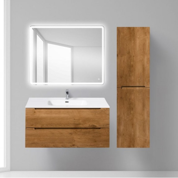 Тумба подвесная с раковиной BelBagno ETNA-1000-2C-SO-RN-P 100 см, Rovere Nature, Цвет фасада: Rovere Nature - 2 Тумба подвесная с раковиной BelBagno ETNA-1000-2C-SO-RN-P 100 см, Rovere Nature, Цвет фасада: Rovere Nature фото 2