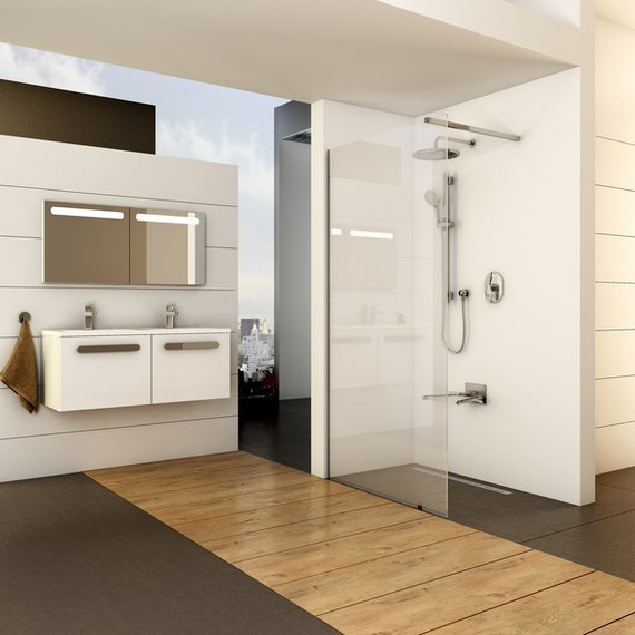 Душевая перегородка Ravak Walk-In Wall 110 см GW9WD0C00Z1 алюминий/прозрачное - 6 Душевая перегородка Ravak Walk-In Wall 110 см GW9WD0C00Z1 алюминий/прозрачное фото 6