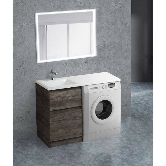Тумба напольная с раковиной-столешницей BelBagno KRAFT-LVD-580/1200-2C-PIA-PP 120 см L, Pino Pasadena - 2 Тумба напольная с раковиной-столешницей BelBagno KRAFT-LVD-580/1200-2C-PIA-PP 120 см L, Pino Pasadena фото 2