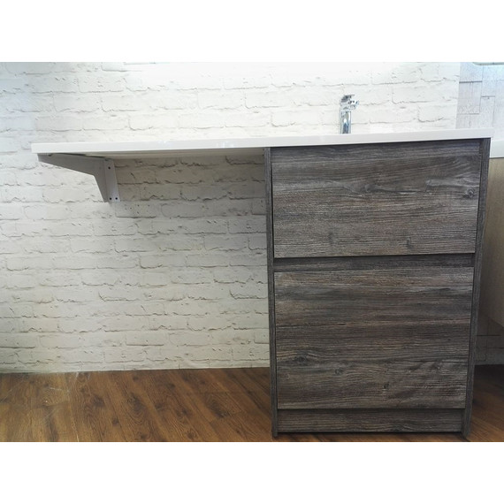 Тумба напольная с раковиной-столешницей BelBagno KRAFT-LVD-580/1200-2C-PIA-PP 120 см R, Pino Pasadena - 7 Тумба напольная с раковиной-столешницей BelBagno KRAFT-LVD-580/1200-2C-PIA-PP 120 см R, Pino Pasadena фото 7