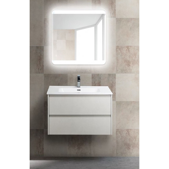 Тумба подвесная с раковиной BelBagno KRAFT-700-2C-SO-BO 70 см, Bianco Opaco - 2 Тумба подвесная с раковиной BelBagno KRAFT-700-2C-SO-BO 70 см, Bianco Opaco фото 2