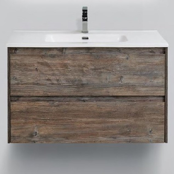 Тумба подвесная с раковиной BelBagno KRAFT-700-2C-SO-PP 70 см, Pino Pasadena фото 