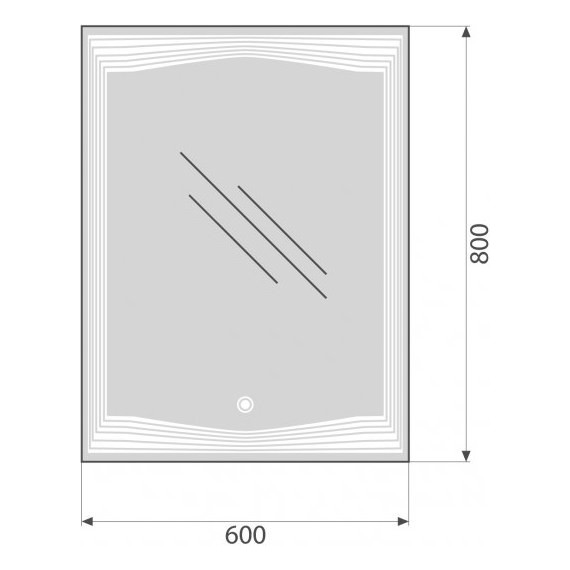 Зеркало BelBagno SPC-LNS-600-800-LED-TCH 60 см - 7 Зеркало BelBagno SPC-LNS-600-800-LED-TCH 60 см фото 7