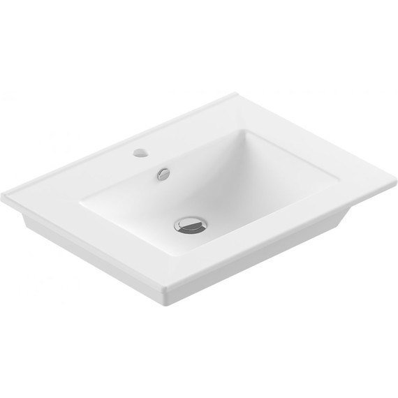 Тумба напольная с раковиной Стиль Дина 75 см, белый - 4 Тумба напольная с раковиной Стиль Дина 75 см, белый фото 4