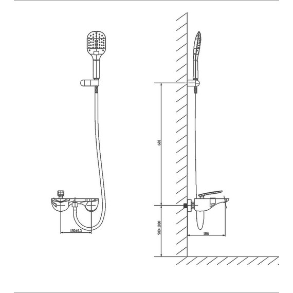 Смеситель для ванны Timo Helmi 4014/00-16Y, хром/белый - 5 Смеситель для ванны Timo Helmi 4014/00-16Y, хром/белый фото 5