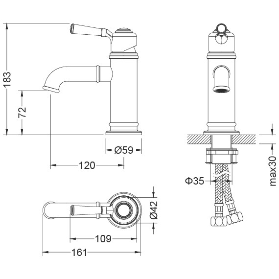 Смеситель для раковины Timo Arisa 5361/00F фото 4