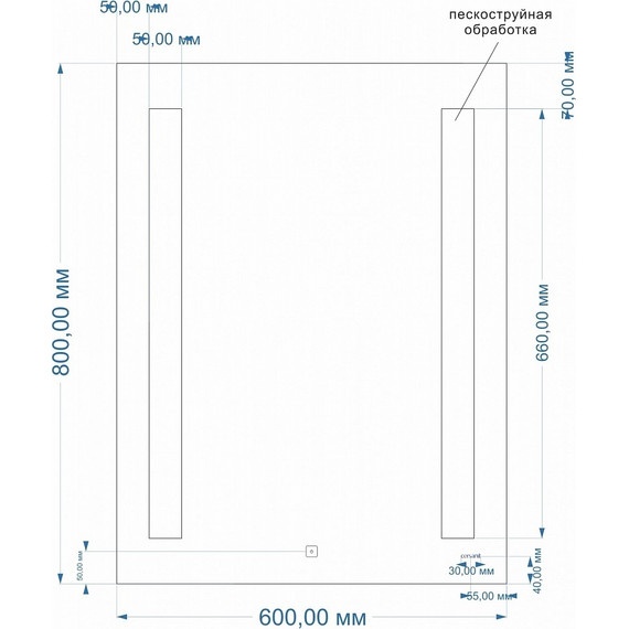 Зеркало Cersanit Base 020 Led 60 см LU-LED020*60-b-Os - 6 Зеркало Cersanit Base 020 Led 60 см LU-LED020*60-b-Os фото 6