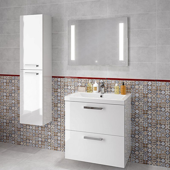 Зеркало Cersanit Base 020 Led 80 см KN-LU-LED020*80-b-Os - 5 Зеркало Cersanit Base 020 Led 80 см KN-LU-LED020*80-b-Os фото 5