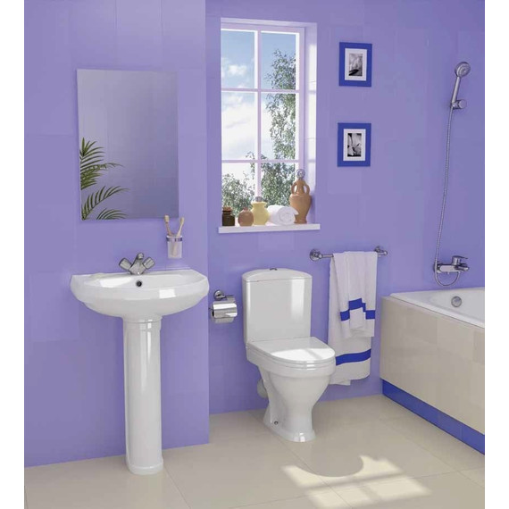 Унитаз-компакт Santeri Вест 1.P201.8.S00.00B.F с крышкой полипропилен - 2 Унитаз-компакт Santeri Вест 1.P201.8.S00.00B.F с крышкой полипропилен фото 2