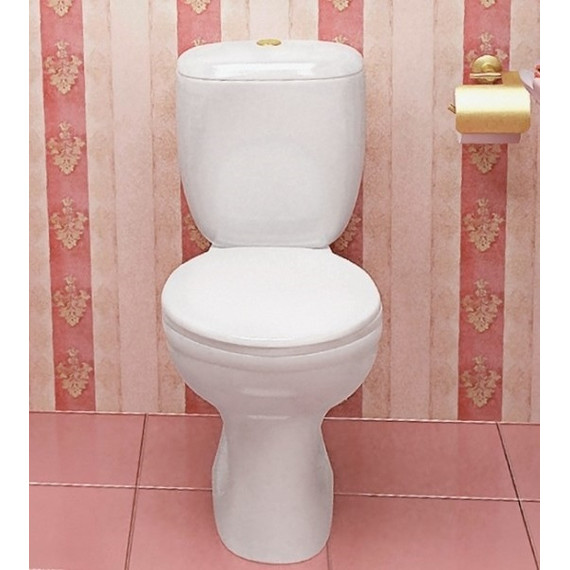 Унитаз-компакт Santeri Виктория 1.P301.6.S00.00B.F с крышкой полипропилен - 3 Унитаз-компакт Santeri Виктория 1.P301.6.S00.00B.F с крышкой полипропилен фото 3