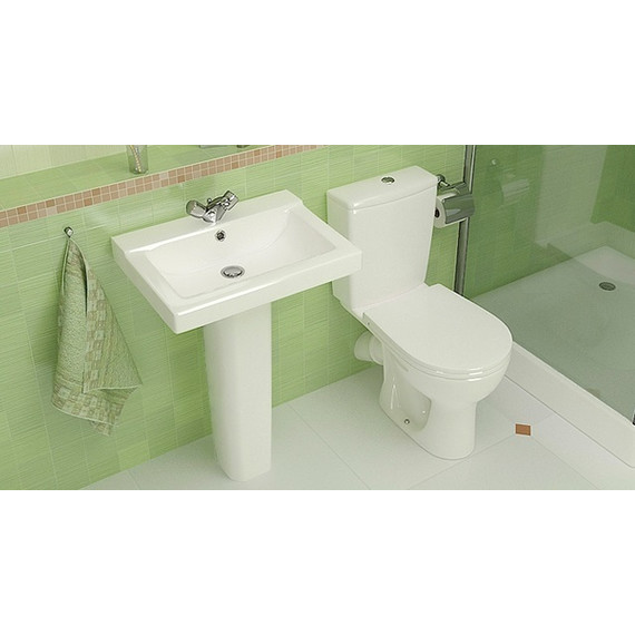 Унитаз-компакт Santeri Орион 1.P400.8.S00.00B.F с крышкой полипропилен - 2 Унитаз-компакт Santeri Орион 1.P400.8.S00.00B.F с крышкой полипропилен фото 2