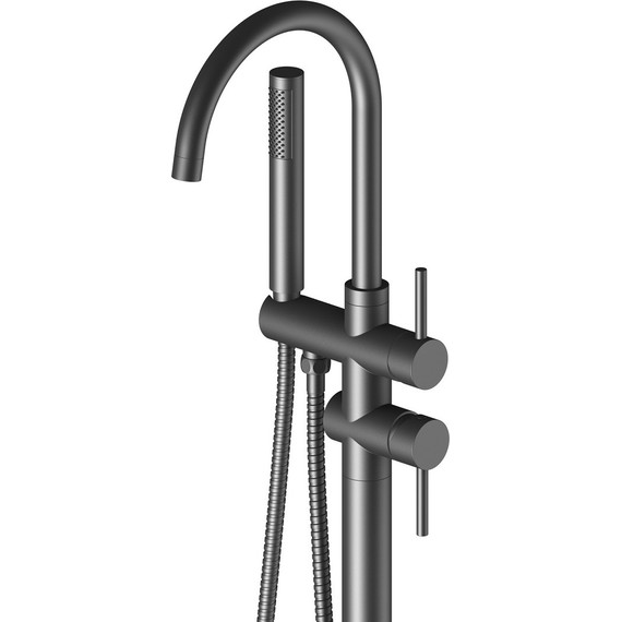 Смеситель для ванны Timo Saona 2300/03Y-CR, черный фото 3