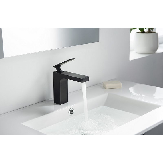 Смеситель для раковины Timo Torne 4361/03F, черный - 4 Смеситель для раковины Timo Torne 4361/03F, черный фото 4