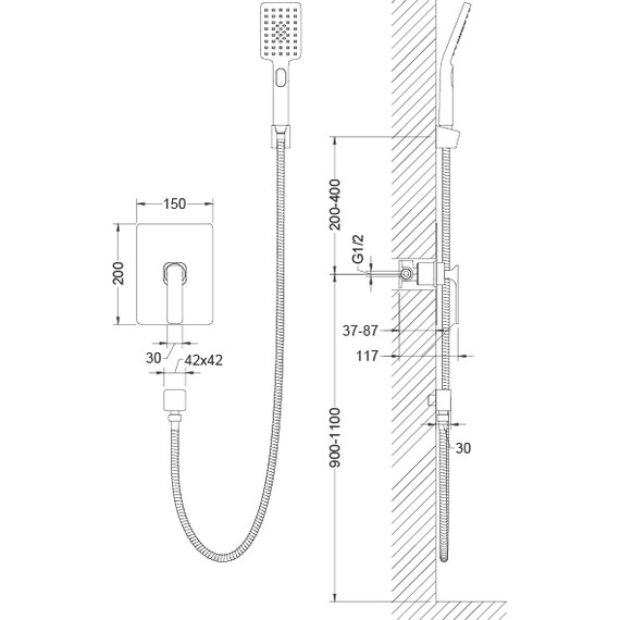 Набор для душа Timo Torne 4369/00SM фото 5
