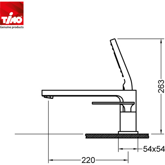 Смеситель для ванны Timo Torne 4330/00Y - 7 Смеситель для ванны Timo Torne 4330/00Y фото 7