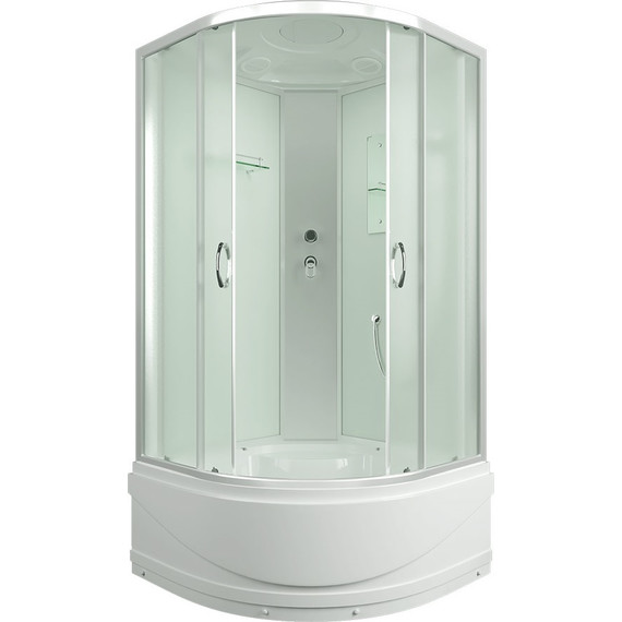 Душевая кабина Erlit ER3509TP-C3-RUS 90х90 см, хром/матовое фото 