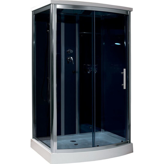 Душевая кабина Timo Standart T-1115 P 120х90 см, хром/тонированное фото 