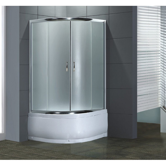 Душевое ограждение Loranto CS-834 100х100 см, сатин/матовое фото 2