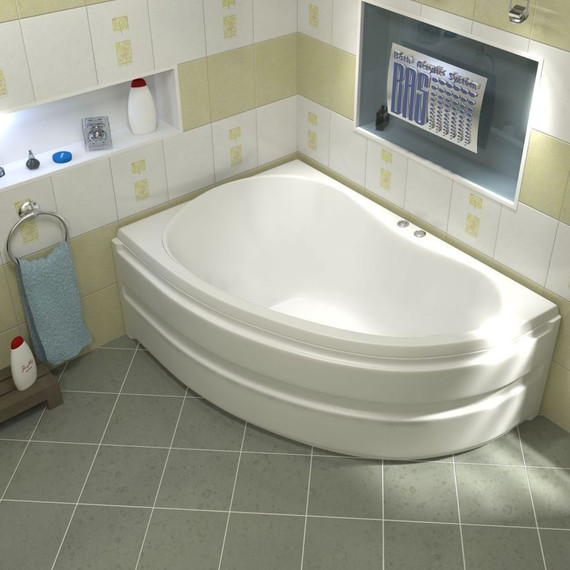 Ванна акриловая 150*90 Bas Алегра L - 5 Ванна акриловая 150*90 Bas Алегра L фото 5