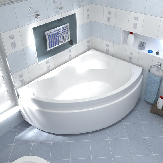 Ванна акриловая 170*110 Bas ЛАГУНА R фото 4