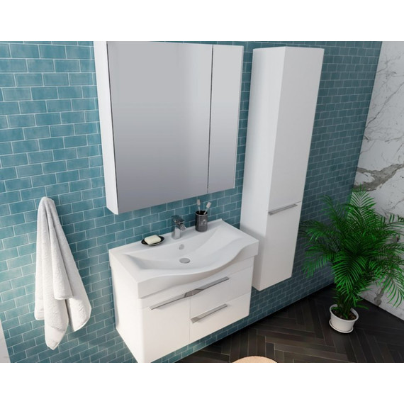 Зеркало-шкаф Акватон Беверли 80 см 1A237102BV010, белый - 5 Зеркало-шкаф Акватон Беверли 80 см 1A237102BV010, белый фото 5