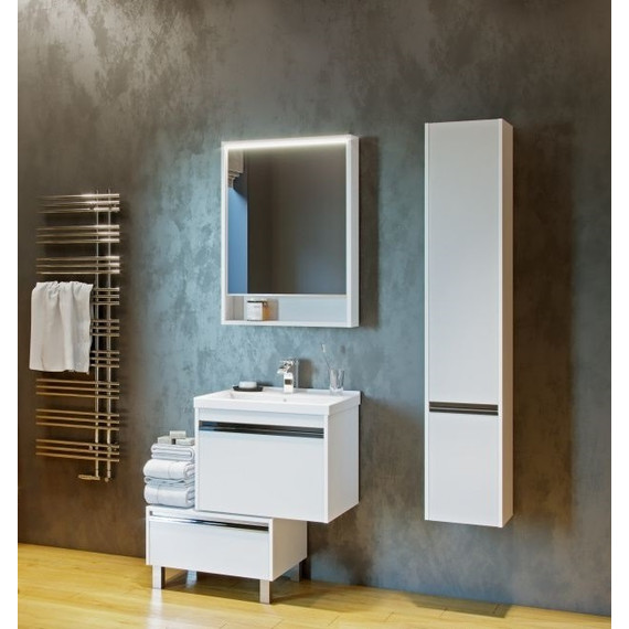 Пенал подвесной Акватон Капри 30 см 1A230503KP01R, белый - 6 Пенал подвесной Акватон Капри 30 см 1A230503KP01R, белый фото 6