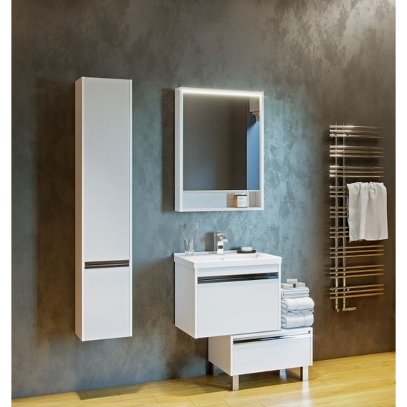 Пенал подвесной Акватон Капри 30 см 1A230503KP01L, белый фото 6